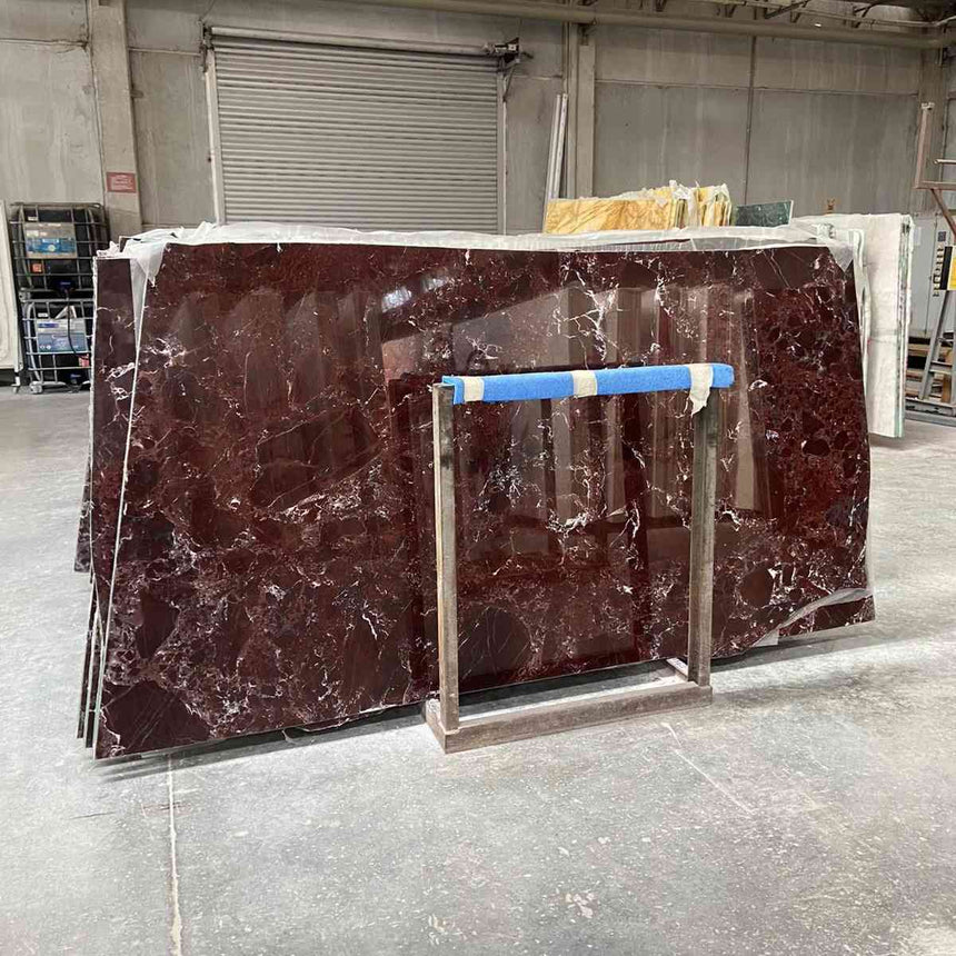 Marble Tiles - Rosso Levanto Marble Slab - intmarble