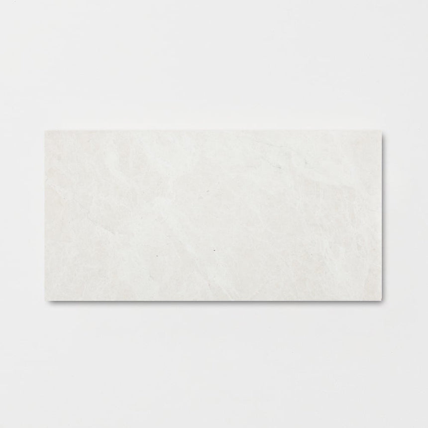 White Emperador Polished Marble Tile