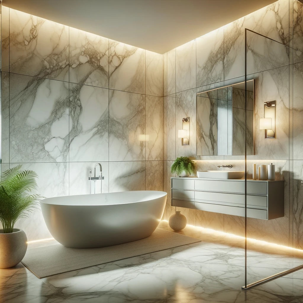 How To Style Your Bathroom With Marble Tiles