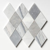 Afyon Grey, Avenza Dark & Palisandra Almas Souls Marble Mosaic Tile 237 x 267 mm