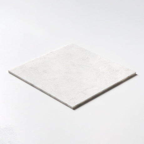 Alpina White Honed Marble Tile
