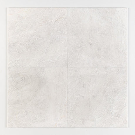 Alpina White Honed Marble Tile