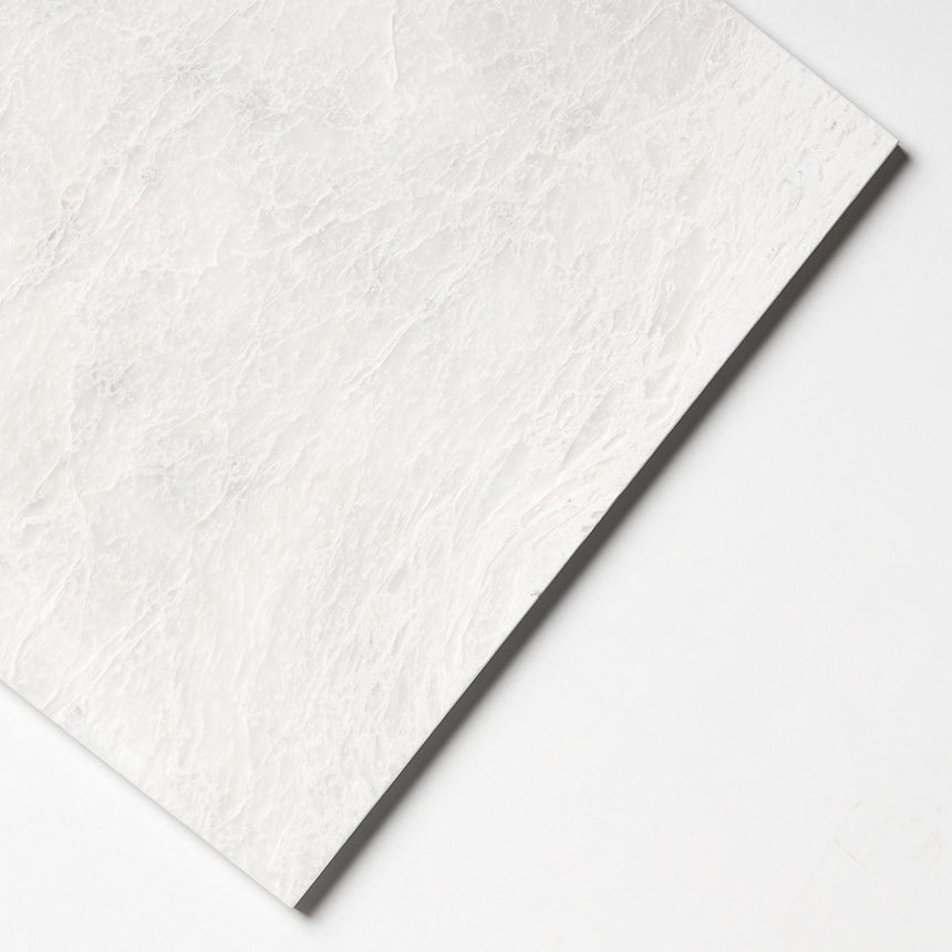 Alpina White Honed Marble Tile 305x305x10mm