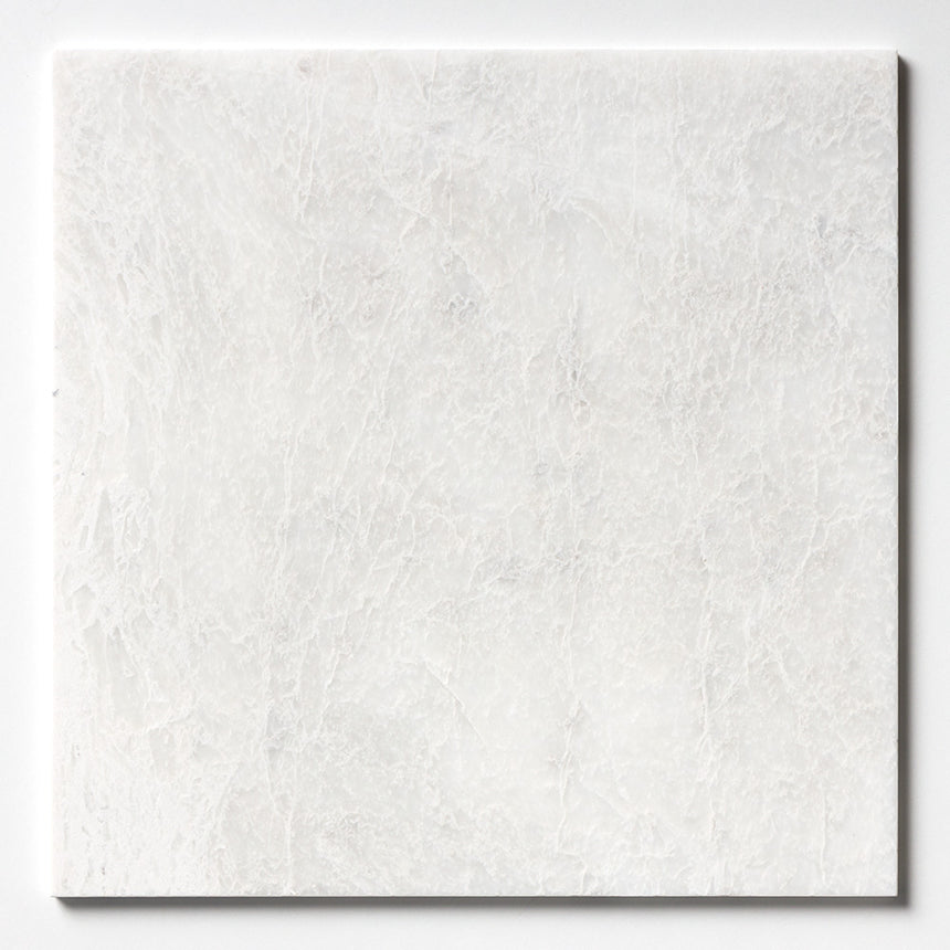 Alpina White Honed Marble Tile 305x305x10mm
