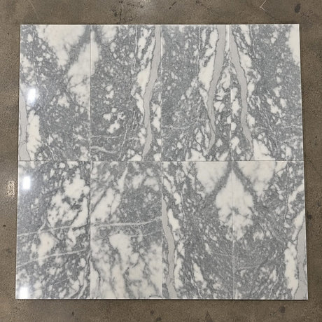 Arabescato Polished Italian Marble Tiles 305x610x10mm