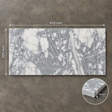 Arabescato Polished Italian Marble Tiles 305x610x10mm