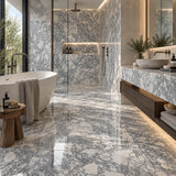 Arabescato Polished Italian Marble Tiles 305x610x10mm