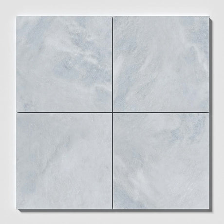 Bardiglio Honed Grey Marble Tiles 457x457x12mm
