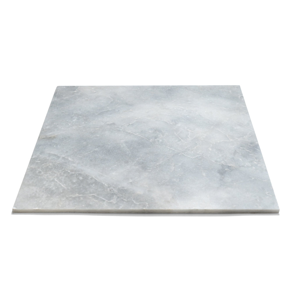 Bardiglio Honed Grey Marble Tiles 457x457x12mm