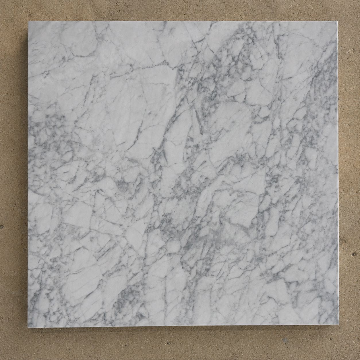 Bardiglio Polished Italian Marble Tiles 400x400mm