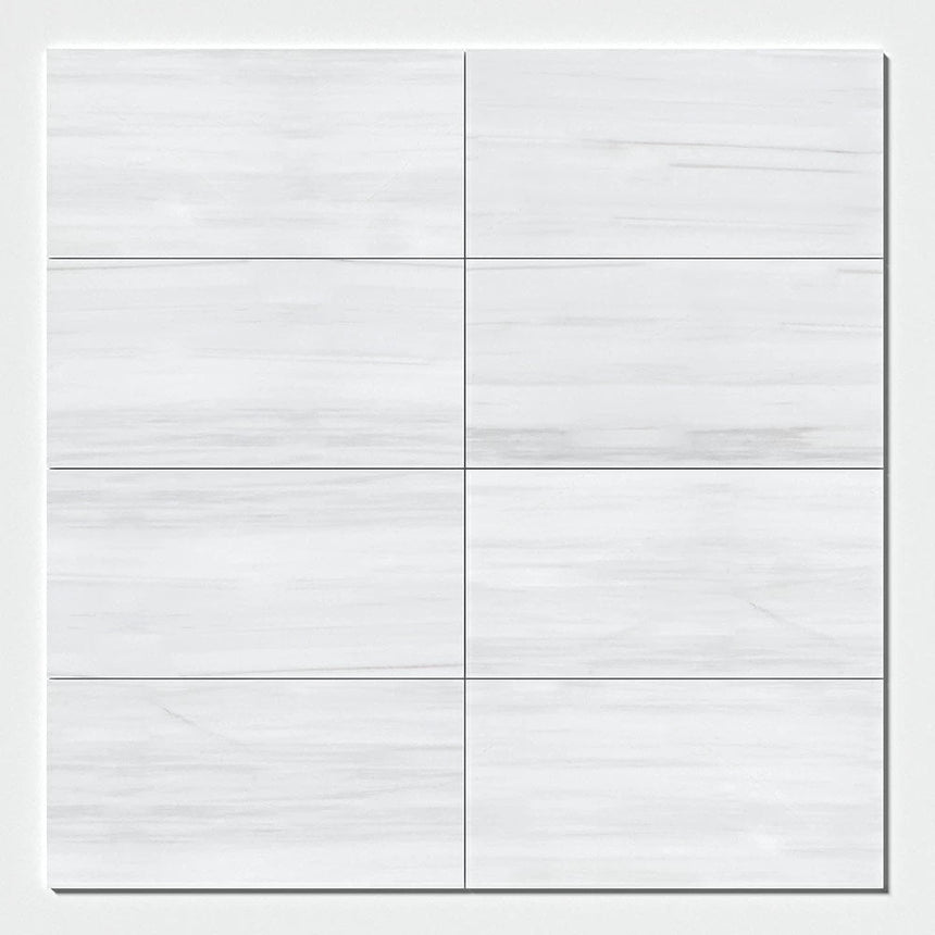 Bianco Dolomite Polished Marble Tiles 