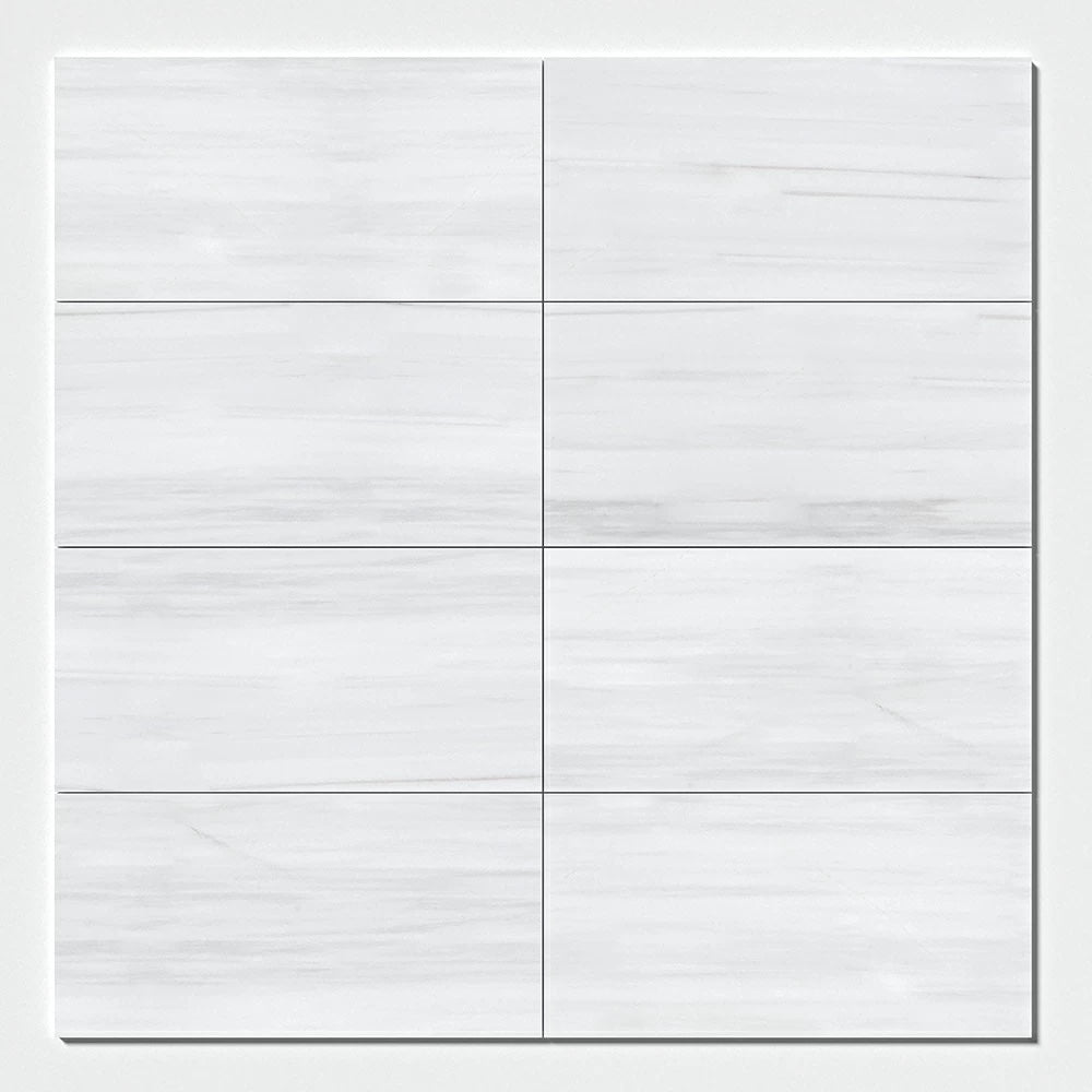 Bianco Dolomite Polished Marble Tiles 
