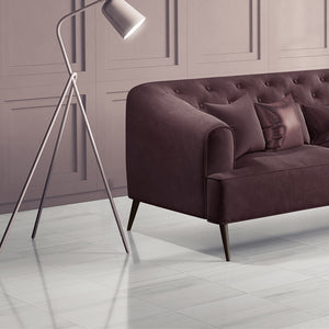 Bianco Dolomiti Polished Marble Tiles