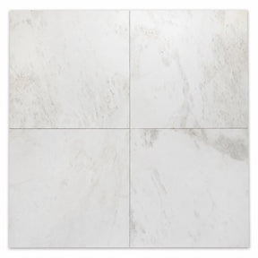 Bianco Namibia Honed Marble Tiles 400x400x12mm