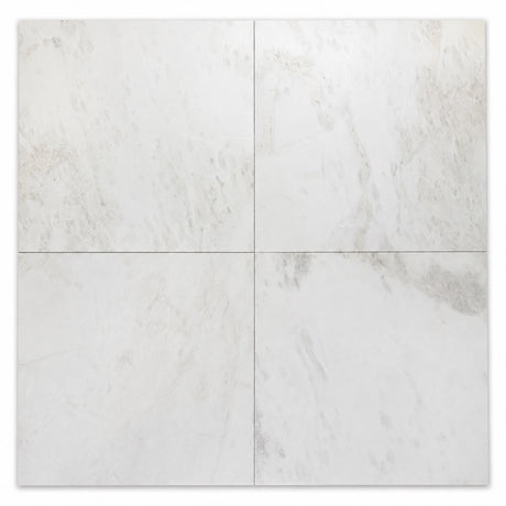 Bianco Namibia Honed Marble Tiles 400x400x12mm