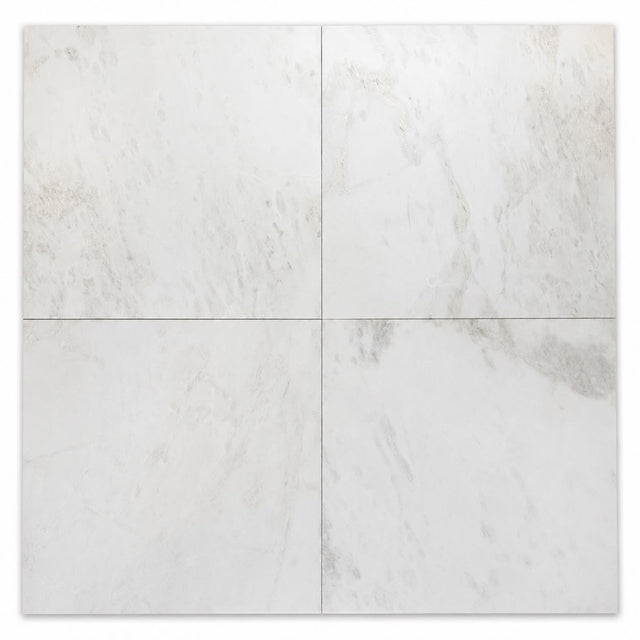 Bianco Namibia Honed Marble Tiles 400x400x12mm