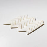 Calacatta Amber Honed Marble Herringbone Mosaic | 15x75mm Chip