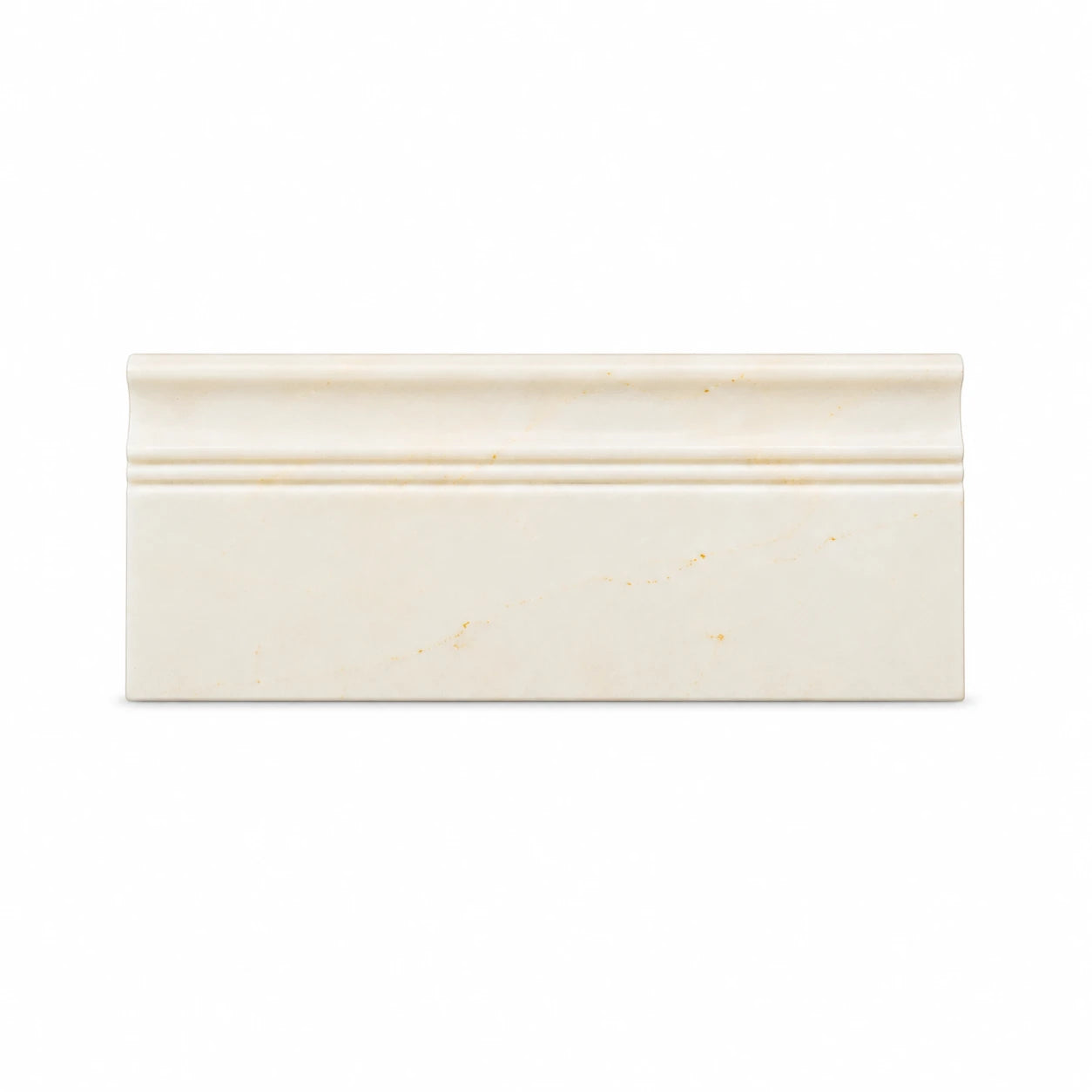 Calacatta Amber Honed Baseboard Skirting Board 130x305x20mm