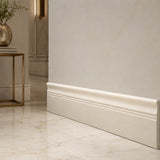 Calacatta Amber Marble Polished Skirting Board 305x120x20mm