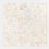 Calacatta Amber Polished Marble Mosaic Tile