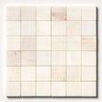 Calacatta Amber Polished Marble Mosaic Tile