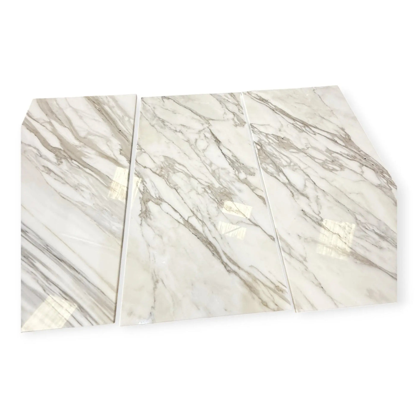 Calacatta Bergoni Polished Italian Marble Tile