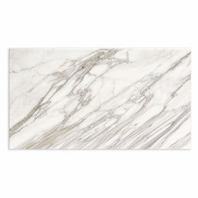 Calacatta Bergoni Polished Italian Marble Tile 305 × 610 mm