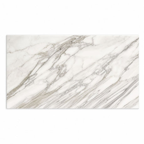 Calacatta Bergoni Polished Italian Marble Tile 305 × 610 mm