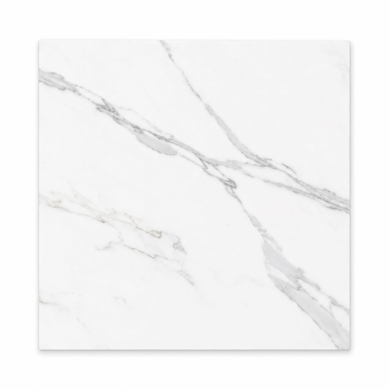 Calacatta Bergoni Polished Italian Marble Tiles | 457x457x10mm