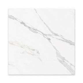 Calacatta Bergoni Polished Italian Marble Tiles | 457x457x10mm