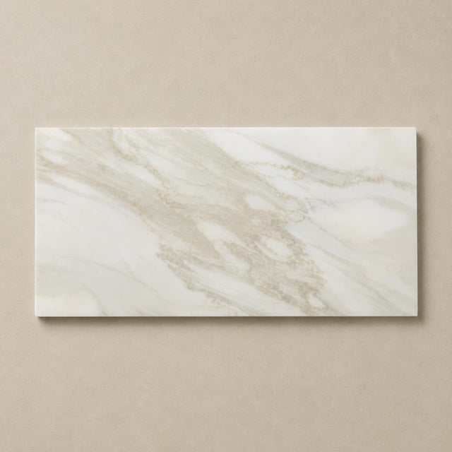 Calacatta Gold Honed Italian Marble Tiles | Subway Metro | 150x300x10mm