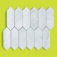 Calacatta Marble Mosaic Picket Tile