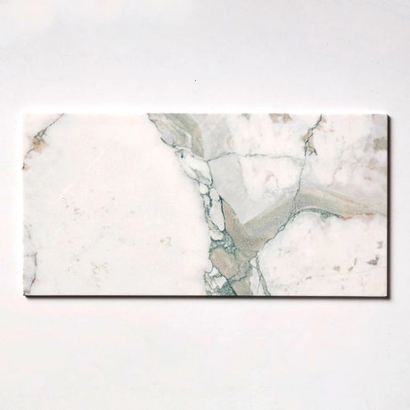 Calacatta Verda Polished Green Marble Tile