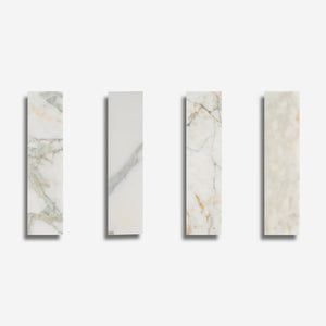 Calacatta Verde Honed Marble Tiles 70x305x10mm