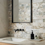 Calacatta Verde Honed Marble Tiles 70x305x10mm