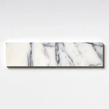 Calacatta Viola Polished Subway Marble Tiles 75x305x10mm