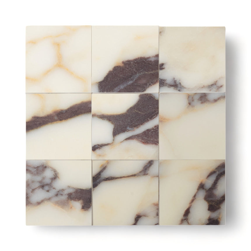 Calacatta Violetta Honed Marble Tile Collection