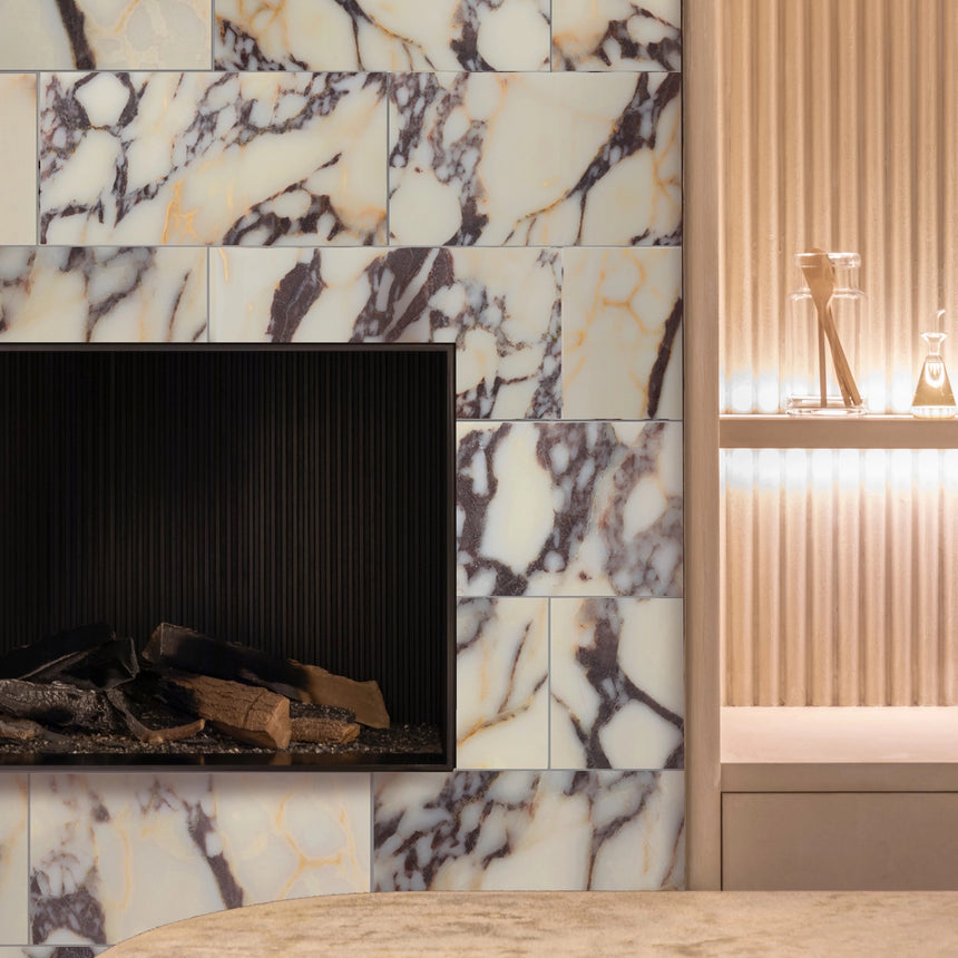 Calacatta Violetta Marble Tile Collection