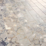 Calacatta Violetta Monet Honed Marble Tiles 70x305x10mm
