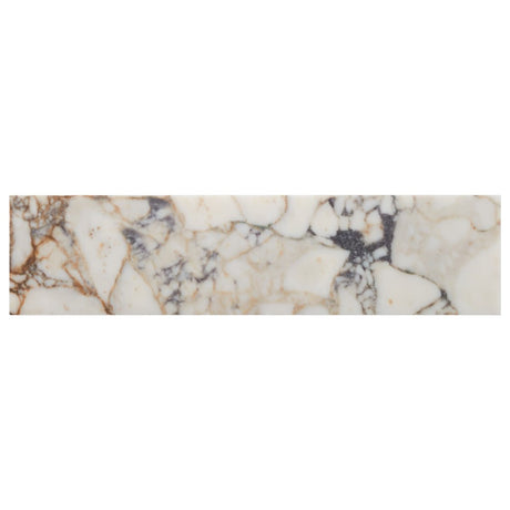 Calacatta Violetta Monet Honed Marble Tiles 70x305x10mm