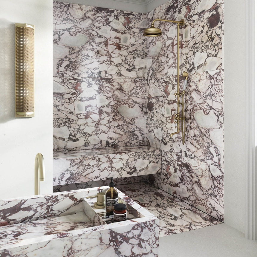 Calacatta Violetta Monet Marble Slabs