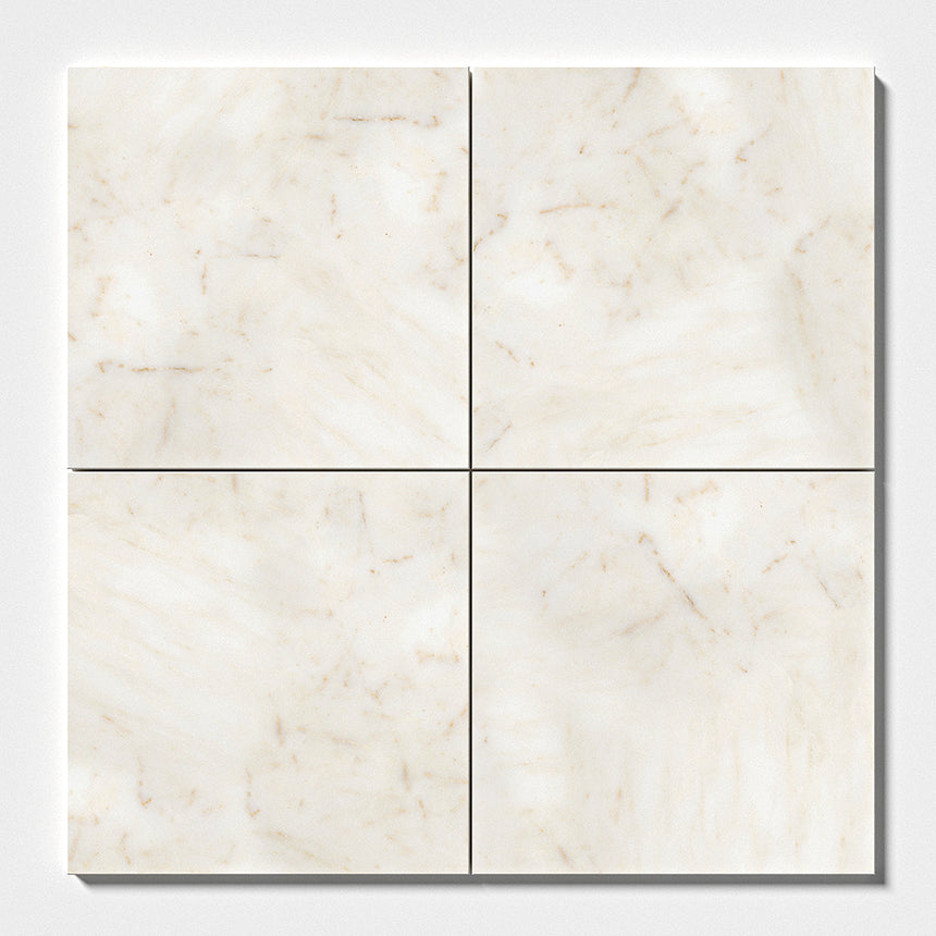 Calacatta Amber Honed Marble Tiles 