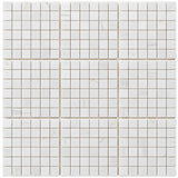 Calacatta Pearly Square Marble Mosaic 50x50x10mm