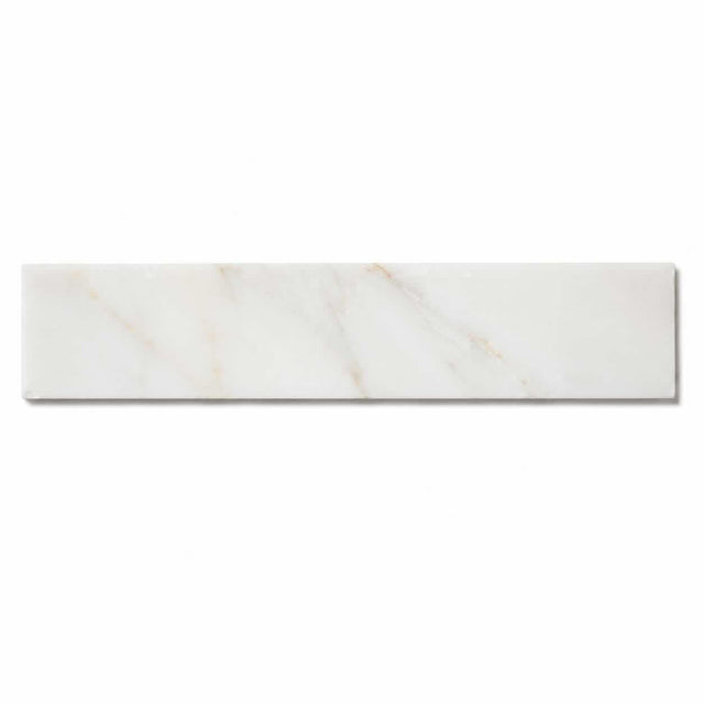 Calacatta Amber Honed Subway Marble Tile – 100 × 610 × 10 mm