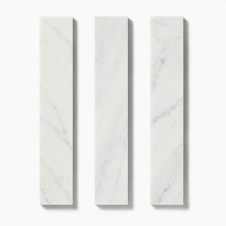Calacatta Amber Honed Subway Marble Tile – 100 × 610 × 10 mm