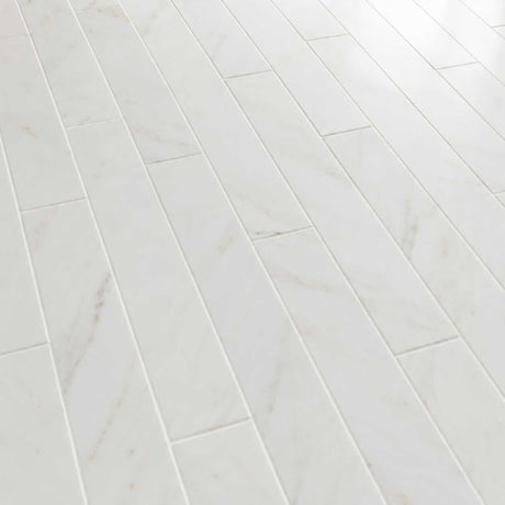 Calacatta Amber Honed Subway Marble Tile – 100 × 610 × 10 mm
