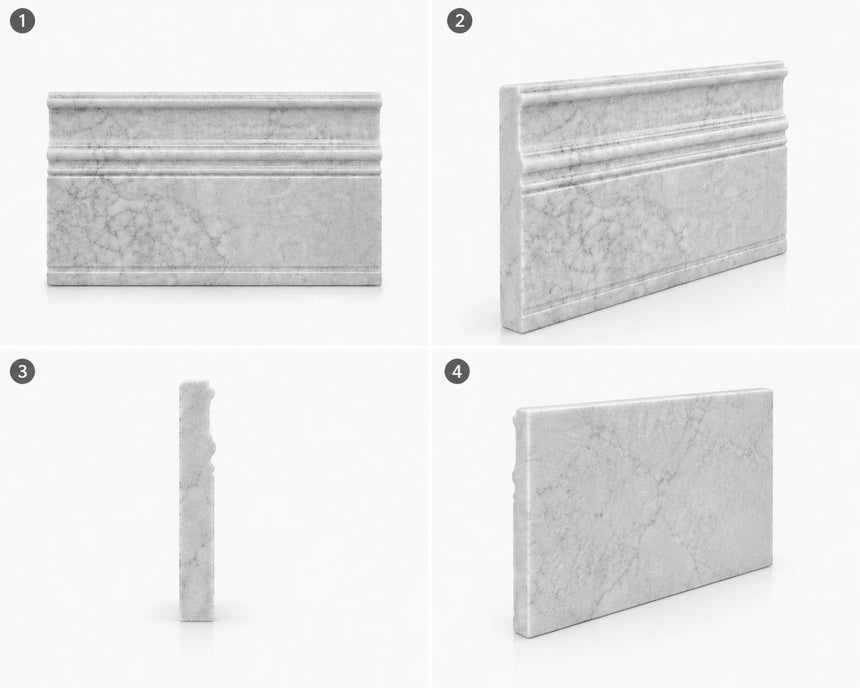 Carrara Marble Base