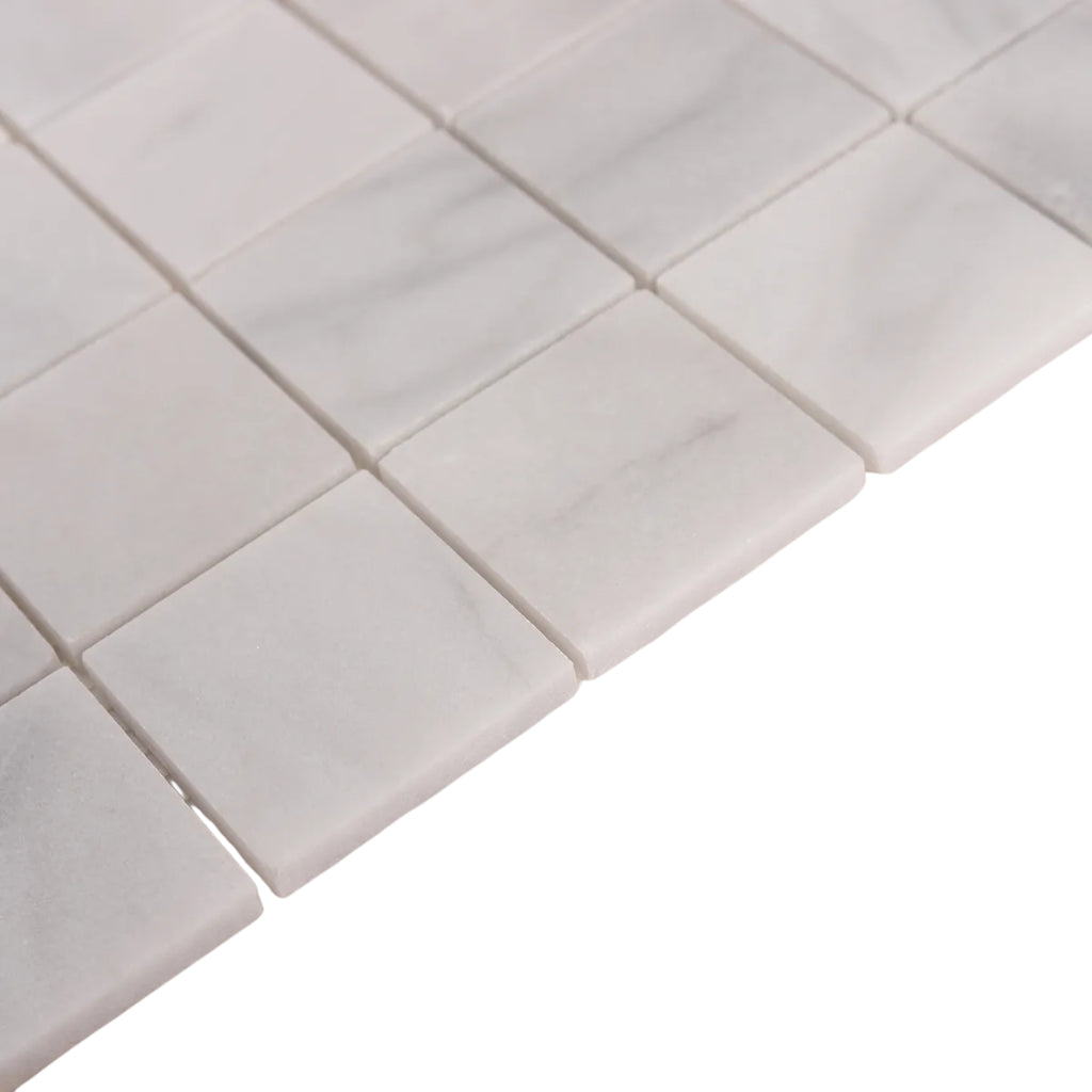 Carrara Square Marble Mosaic Tile 50X50MM