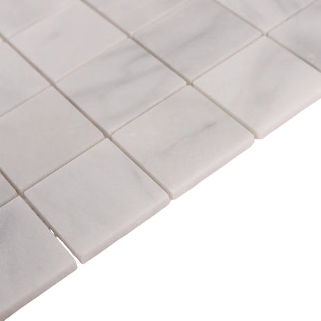 Carrara Square Marble Mosaic Tile 50X50MM