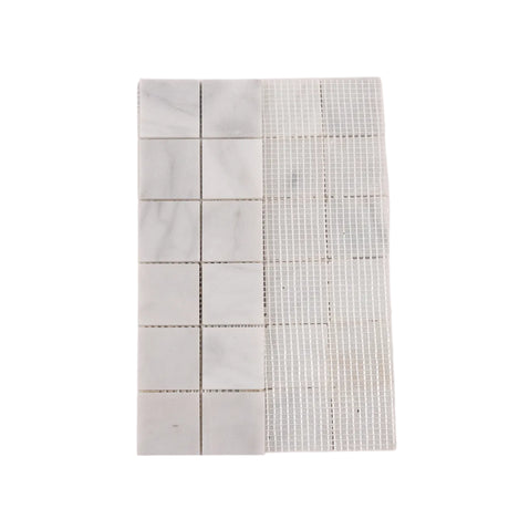 Carrara Square Marble Mosaic Tile 50X50MM